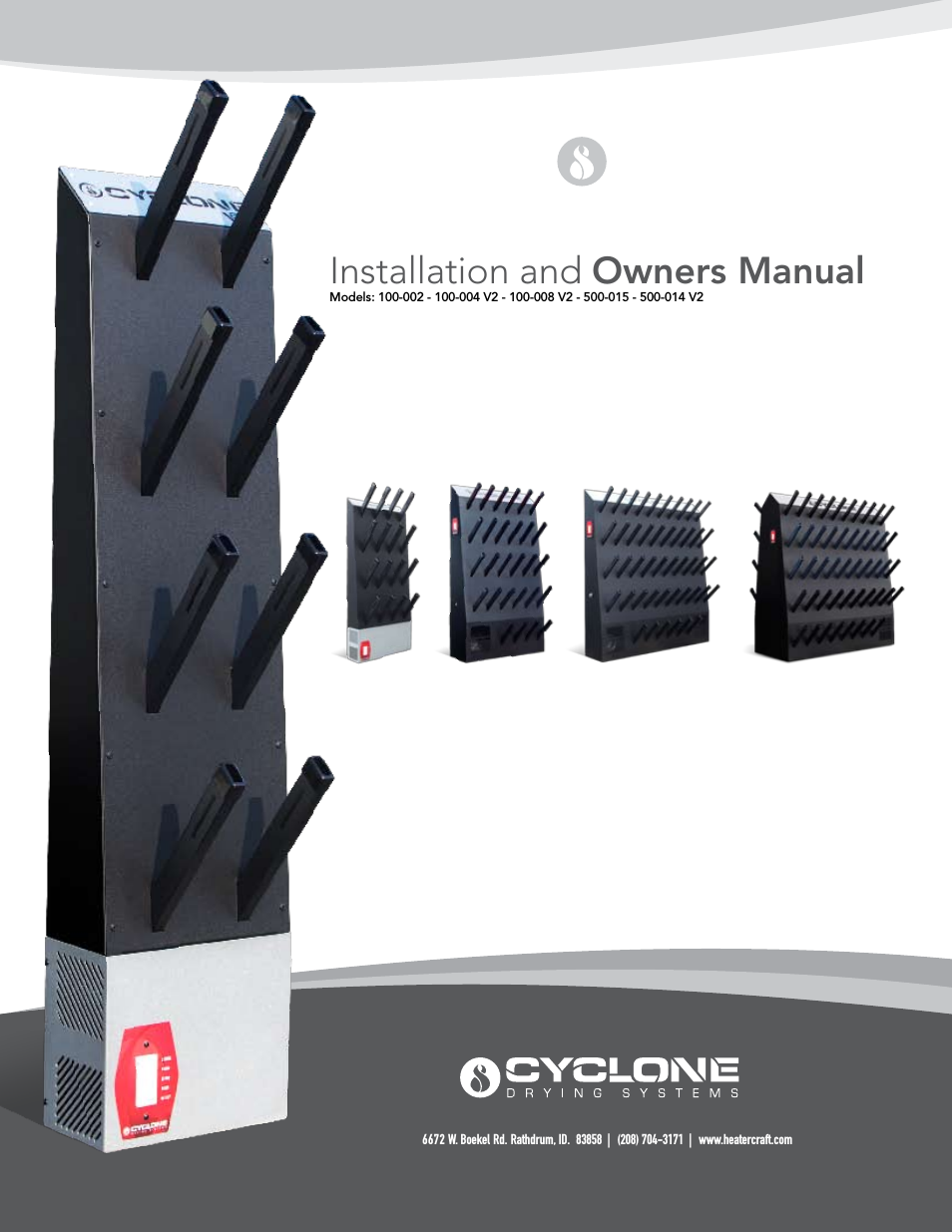 100-004 V2 Cyclone drying systems