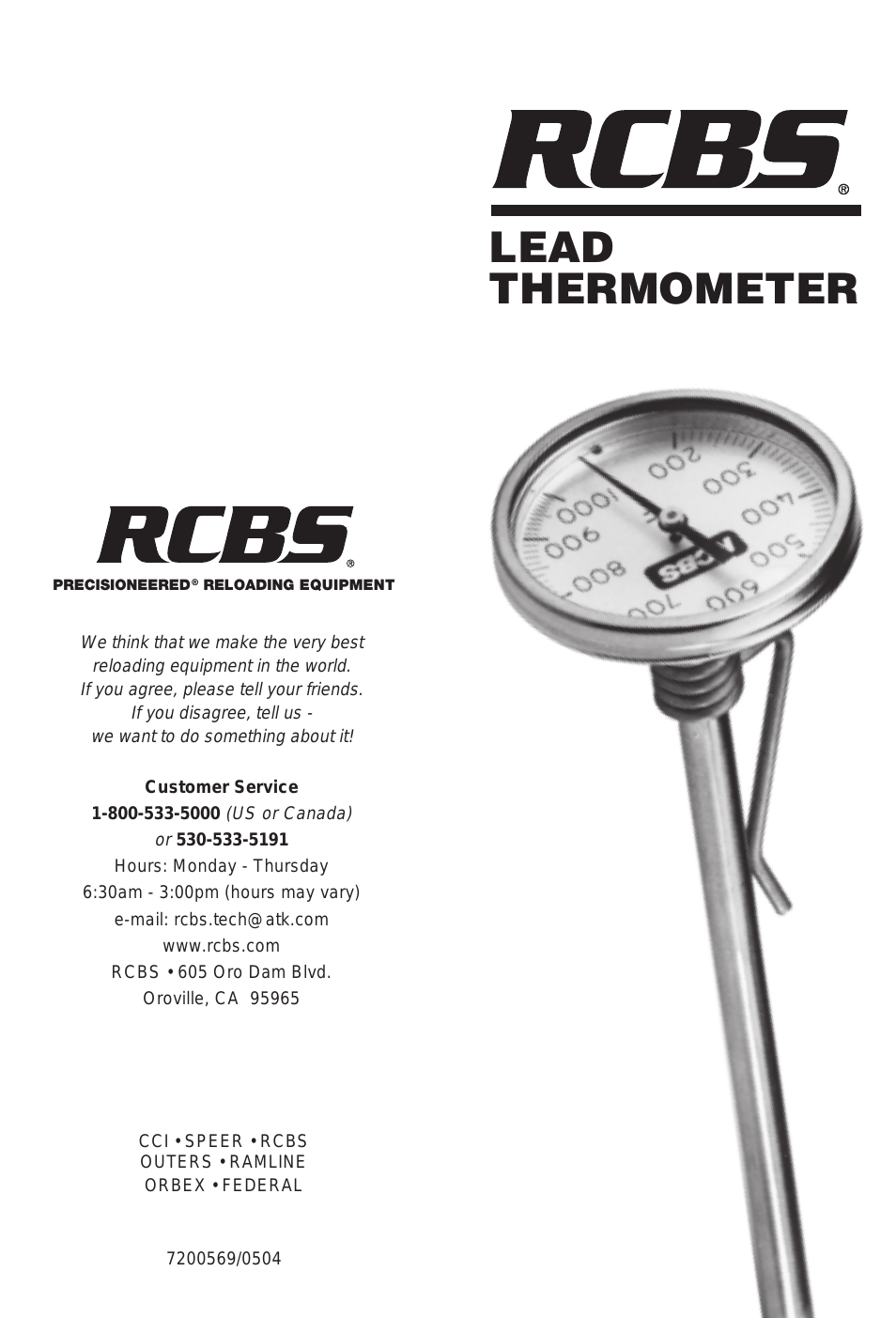 Lead Thermometer