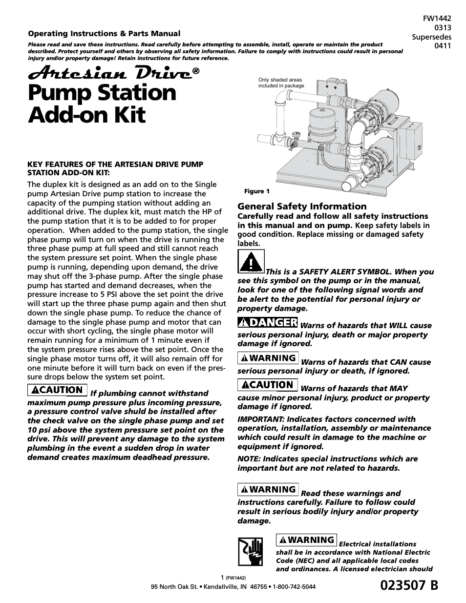 Constant Pressure Pumping Stations - Add-On Kit