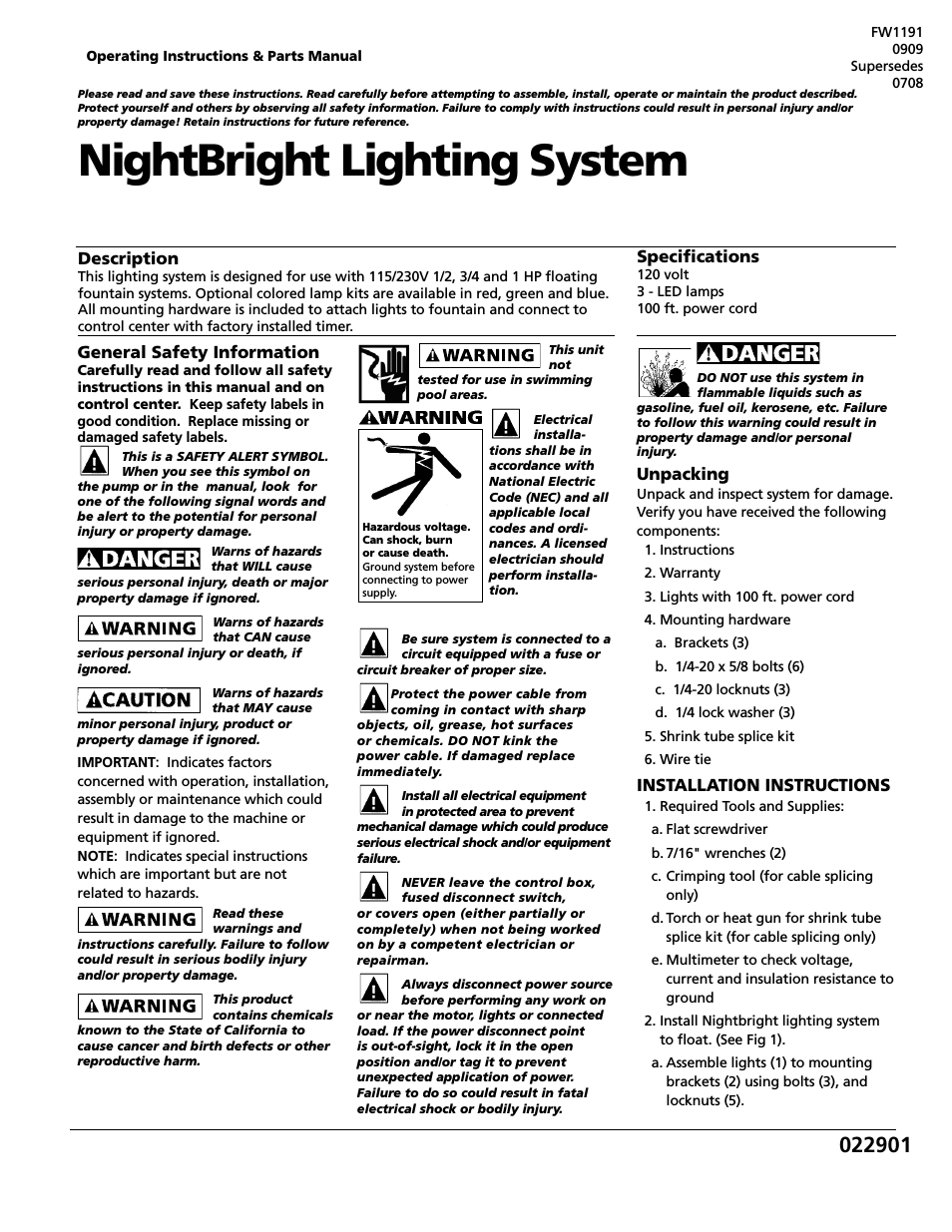 NightBright Lighting System