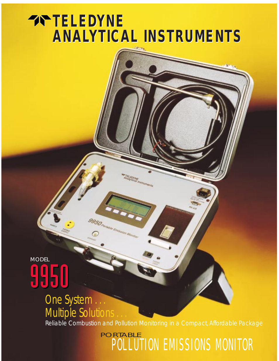 Portable Pollution Emissions Monitor 9950