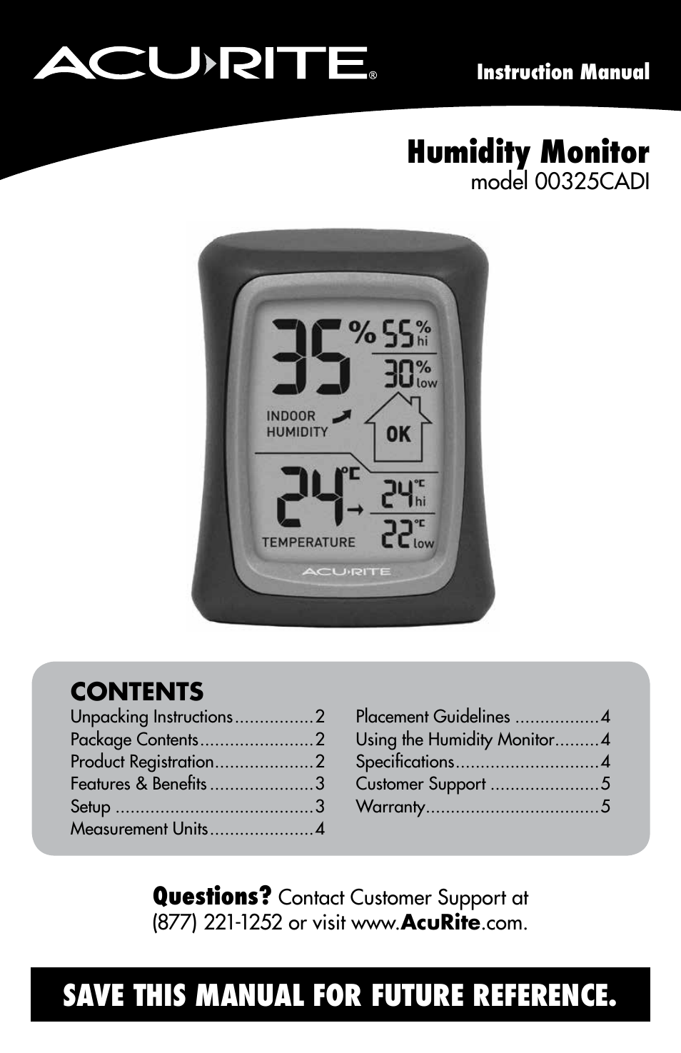 00327 Humidity Monitor