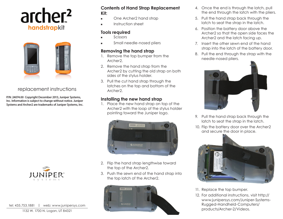 Handstrap kit Archer 2