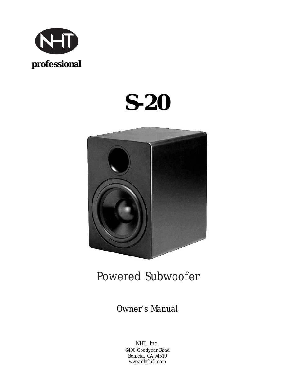 Powered Subwoofer S-20
