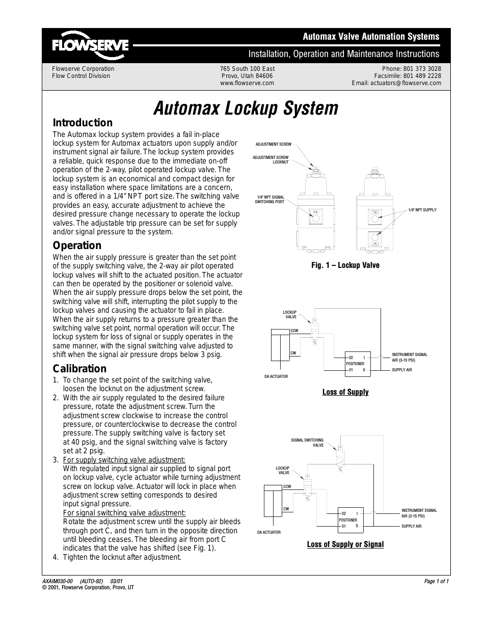 Automax Lockup System
