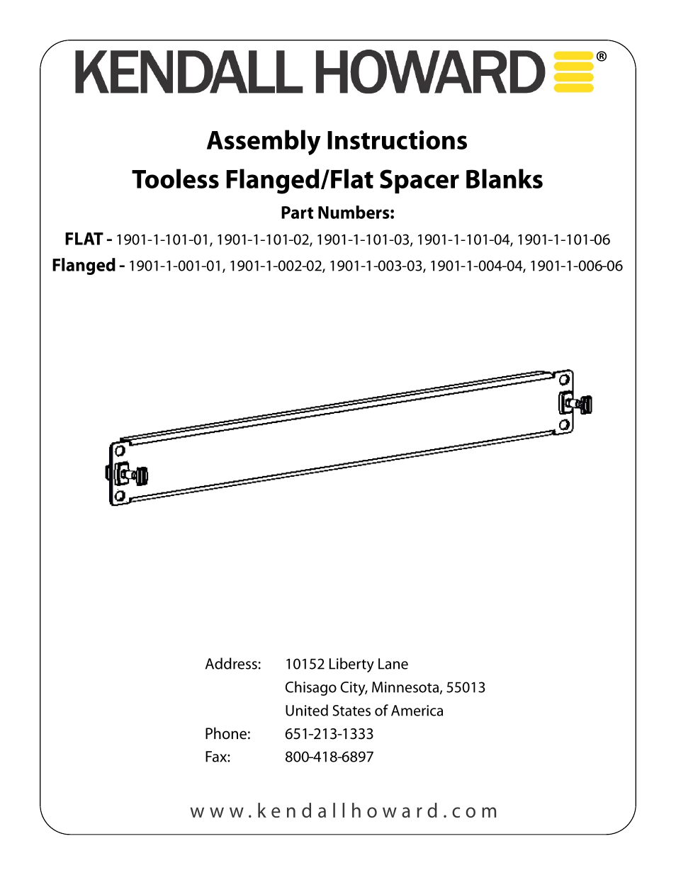 1901-1-101-0x Spacer Blanks