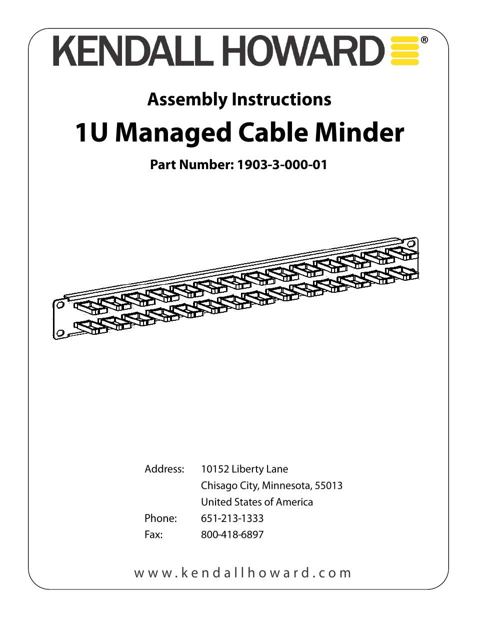1903-3-000-01 Managed Cable Minder