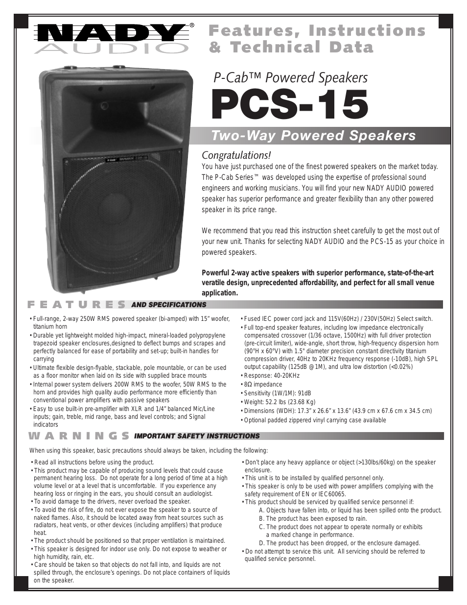 PCS-15