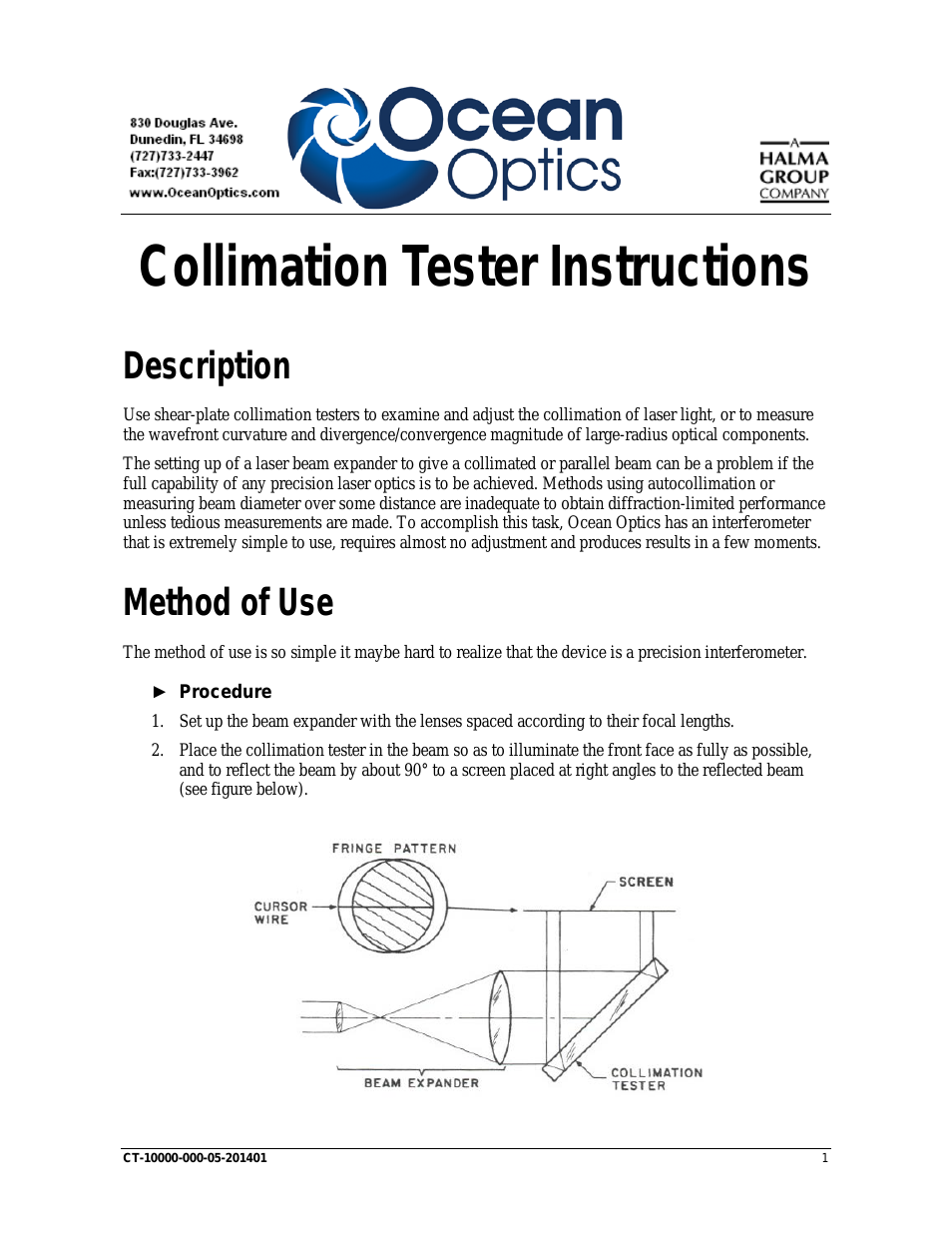 Collimation tester
