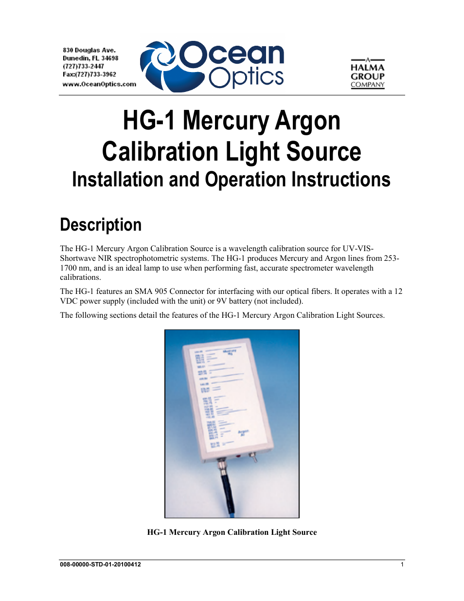 HG-1 Mercury Argon