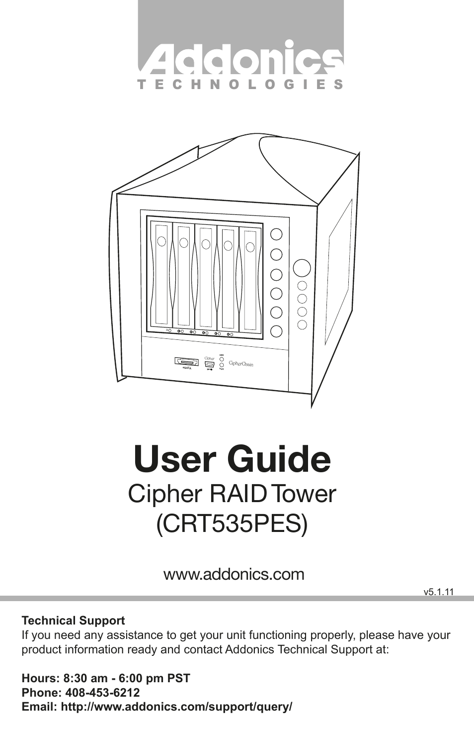 CIPHER RAID TOWER CRT535PES