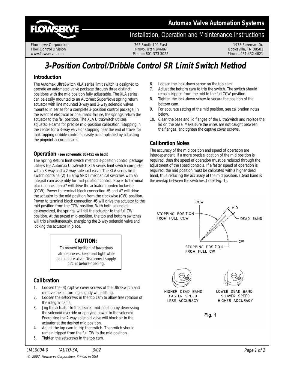 SR Limit Switch Method Dribble Control
