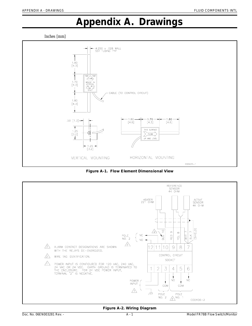 FR73B Manual Drawings