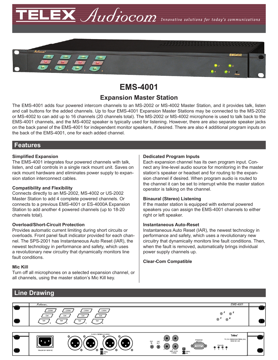 Audiocom EMS-4001