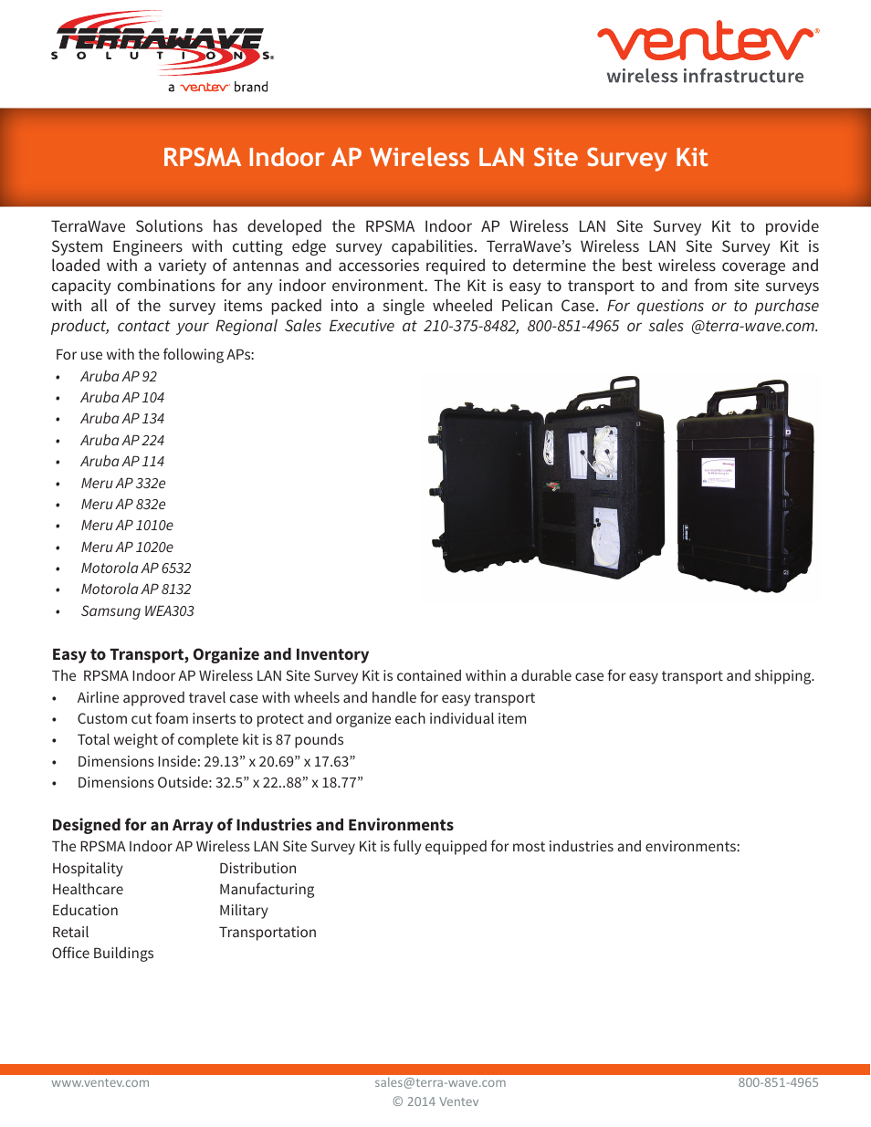 RPSMA Indoor AP Site Survey Kit