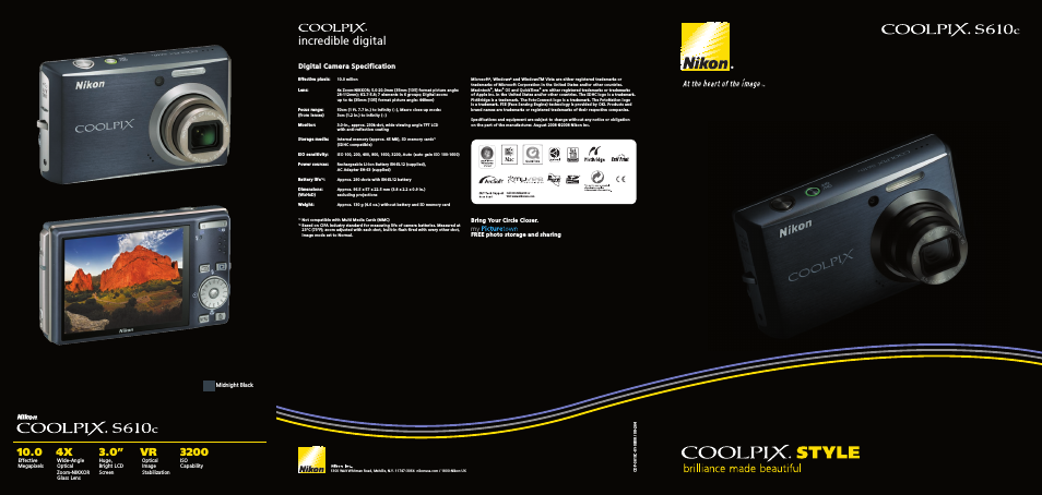 Coolpix S610c