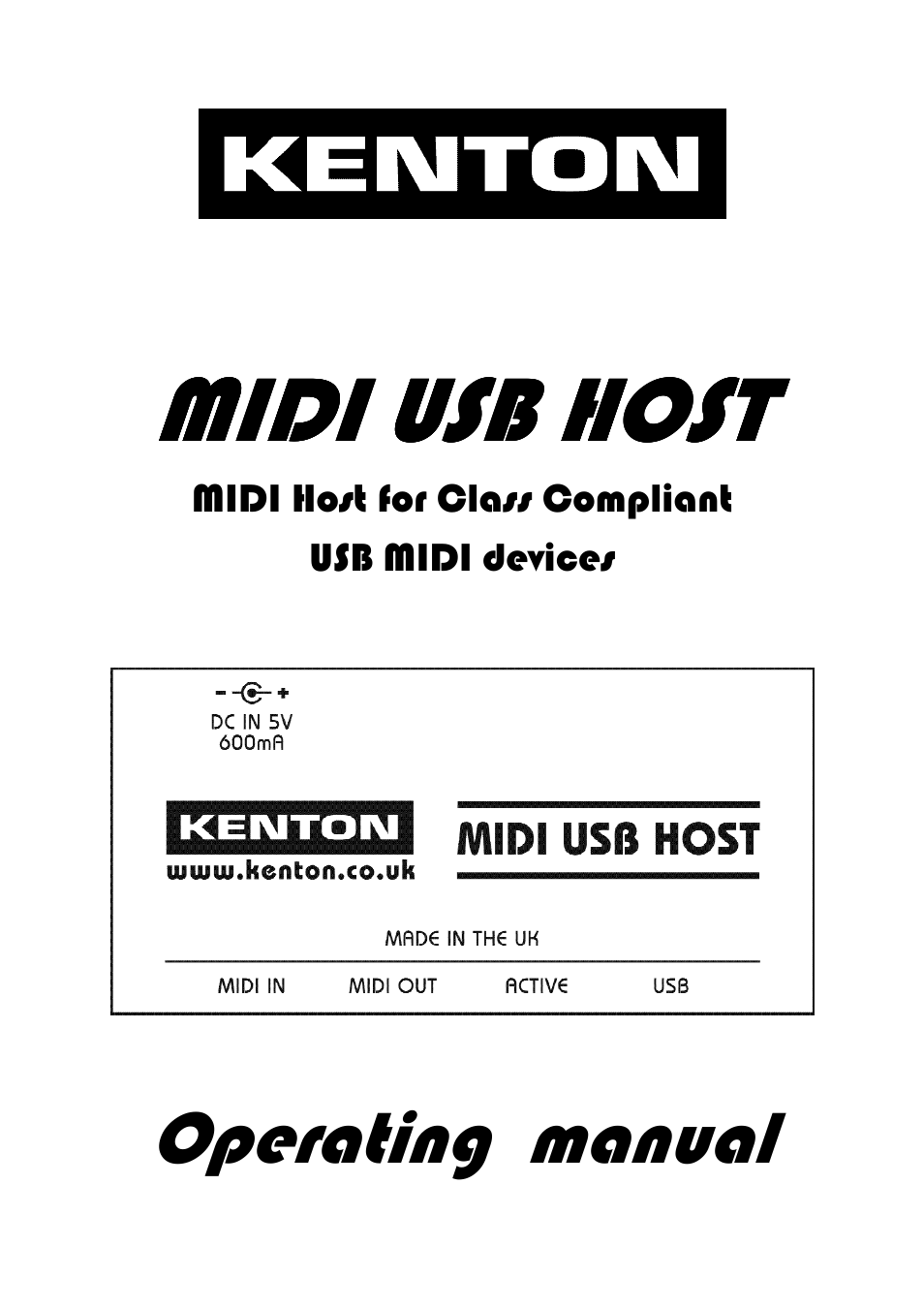 MIDI USB HOST