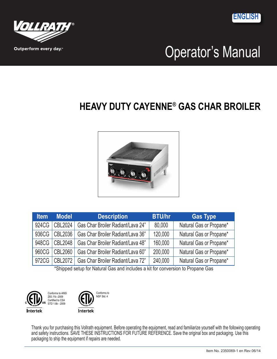 Cayenne Heavy-Duty Charbroilers