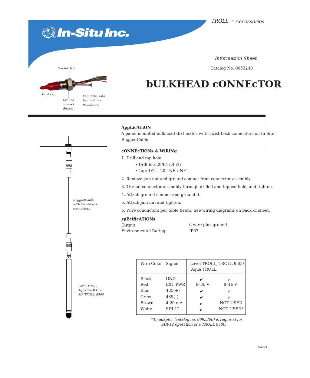 Bulkhead Connector for Use with RuggedCable Systems