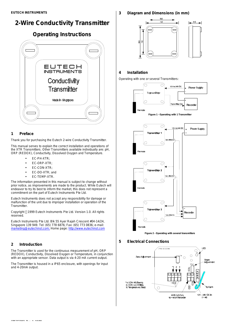 2-Wire Conductivity Transmitter