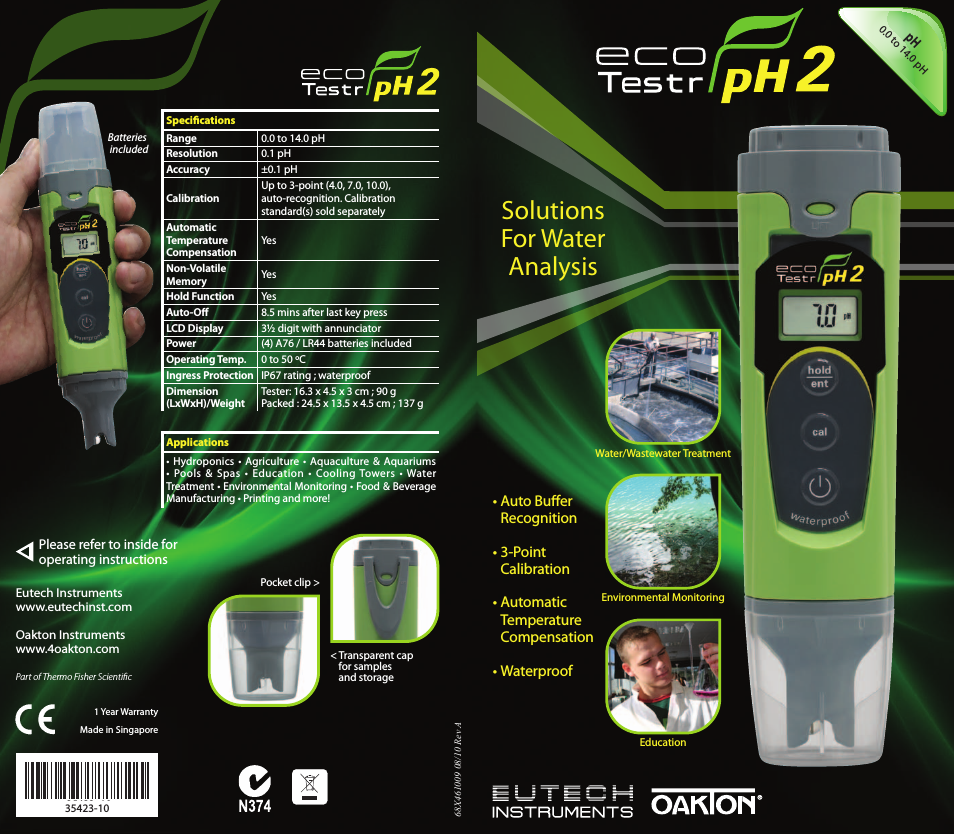 EcoTestr pH 2