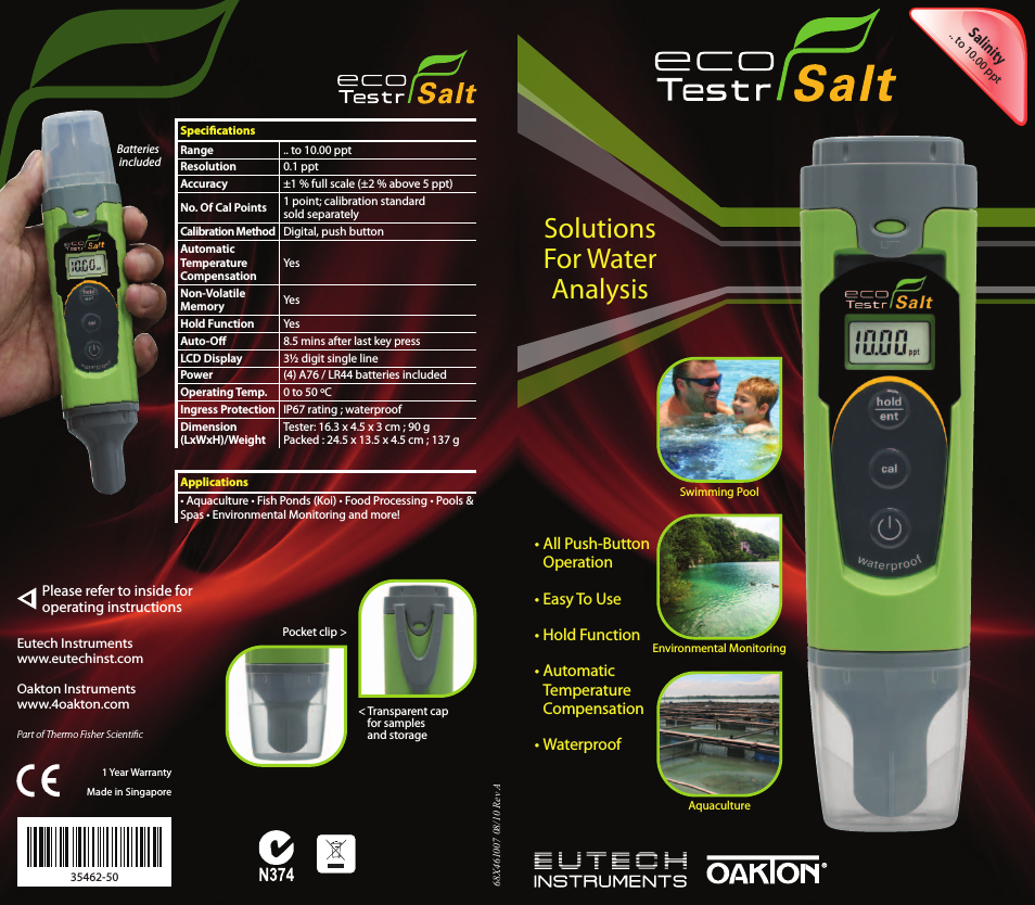 EcoTestr Salt