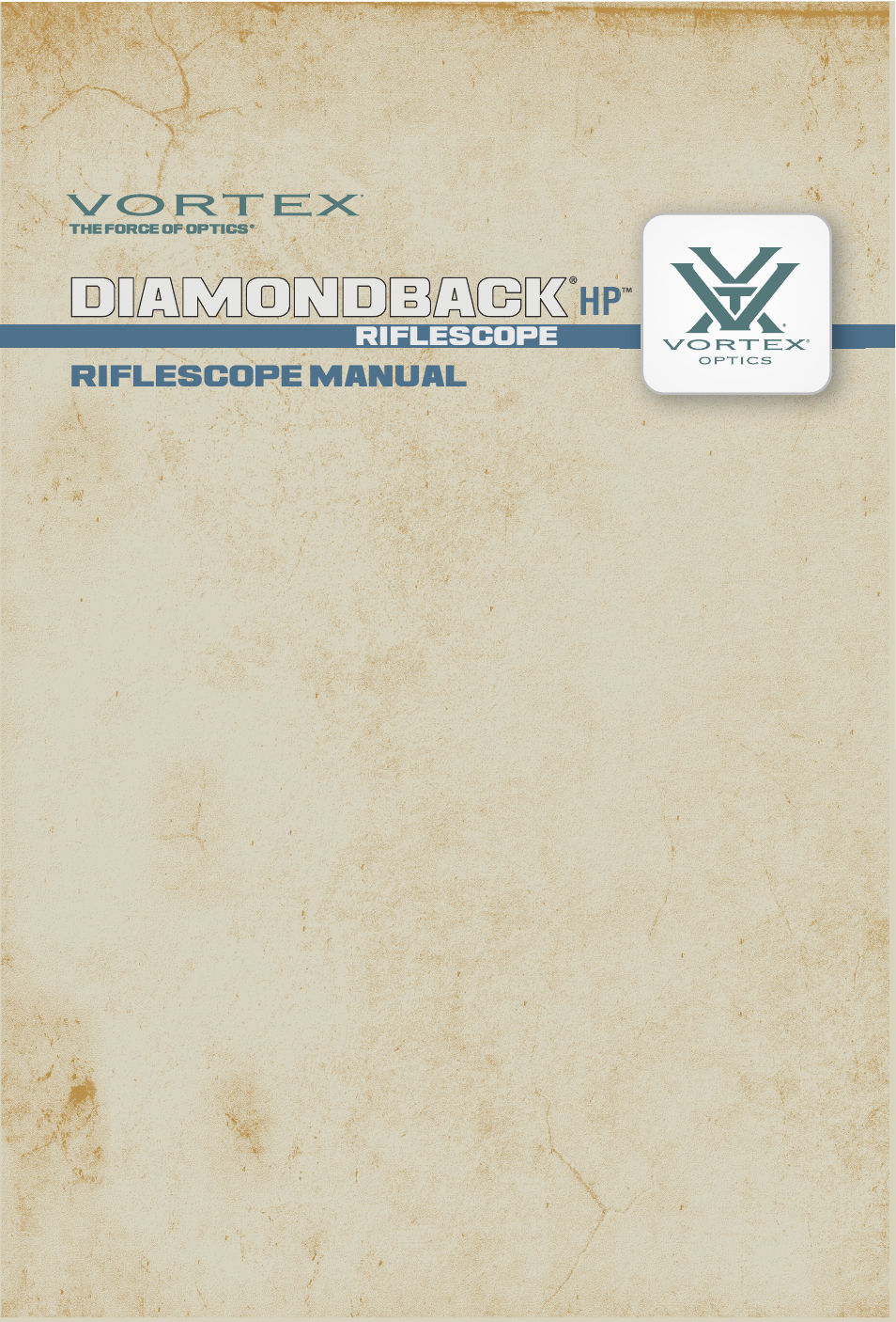 DIAMONDBACK HP 2-8X32 RIFLESCOPE