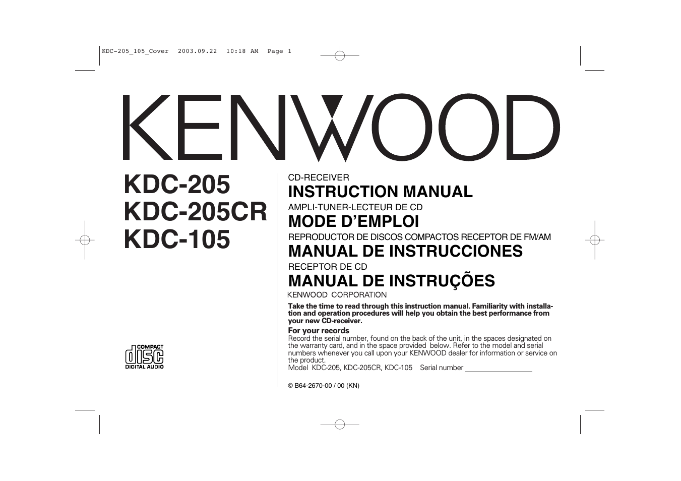 KDC-105