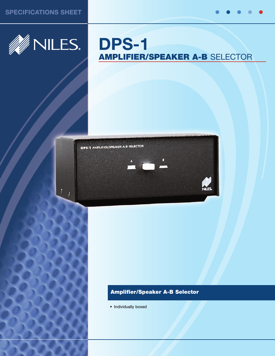 Amplifier/Speaker A-B Selector DPS-1