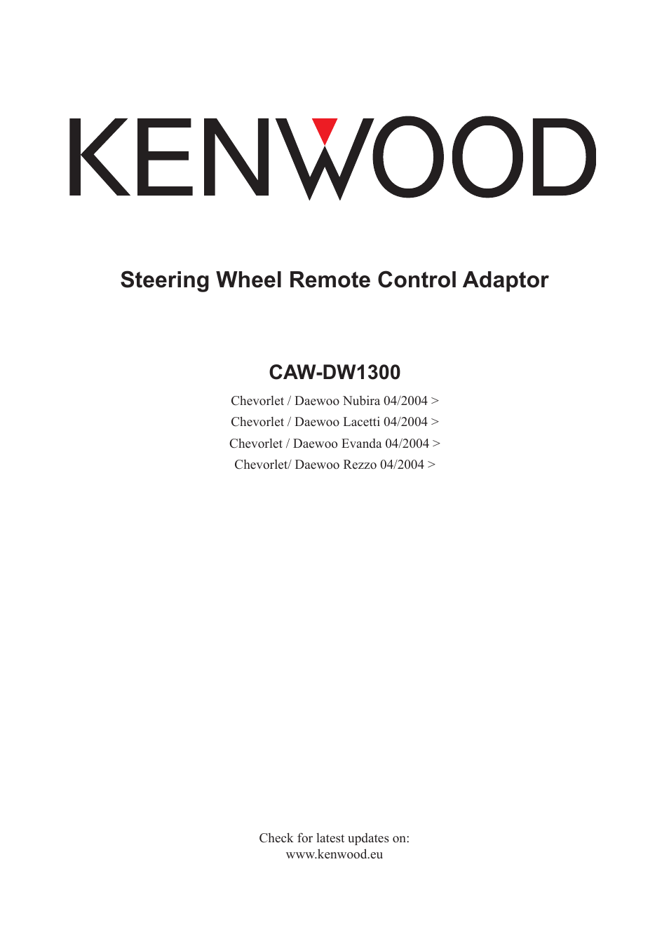 Steering Wheel Remote Control CAW-DW1300