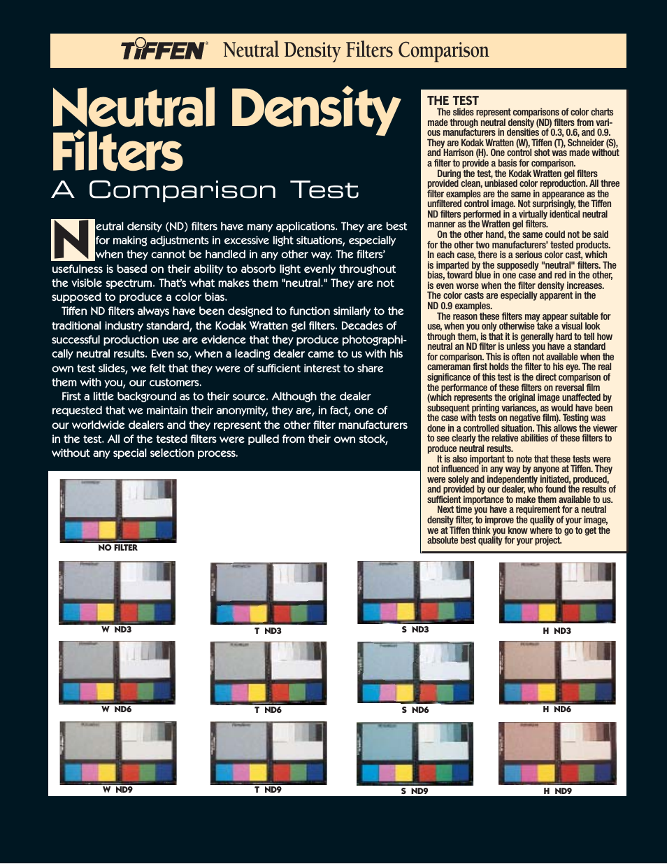 Neutral Density Filters