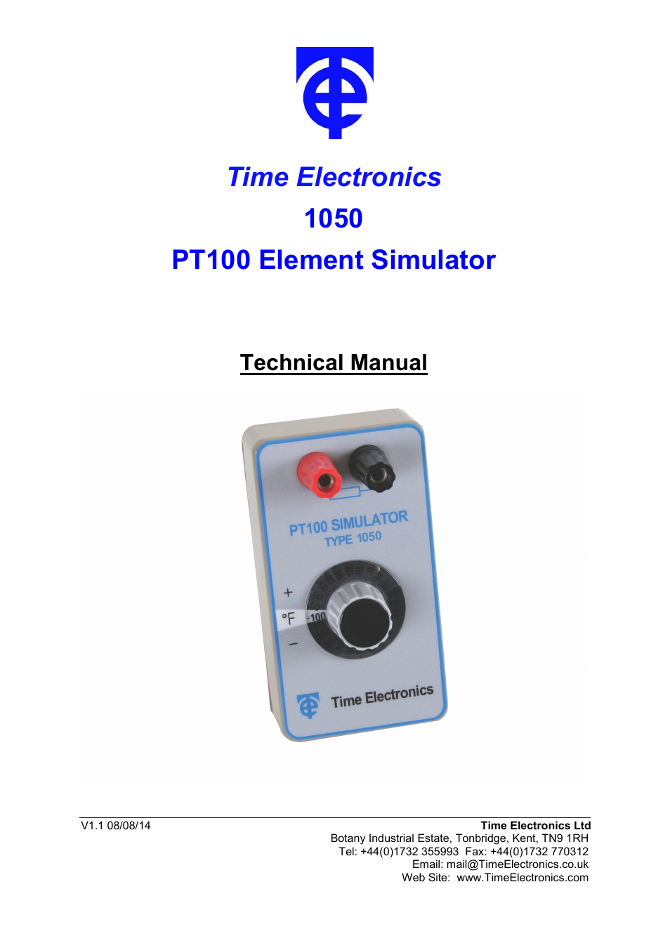 1050 PT100 Simulator