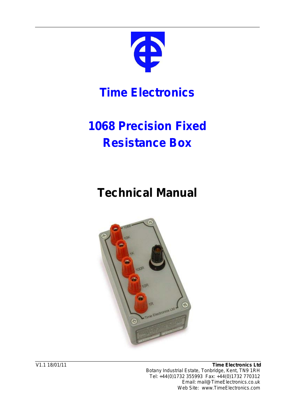 1068 Fixed Resistance Box