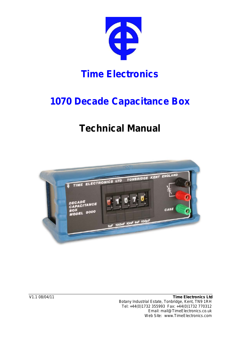 1070 Capacitance Decade Box