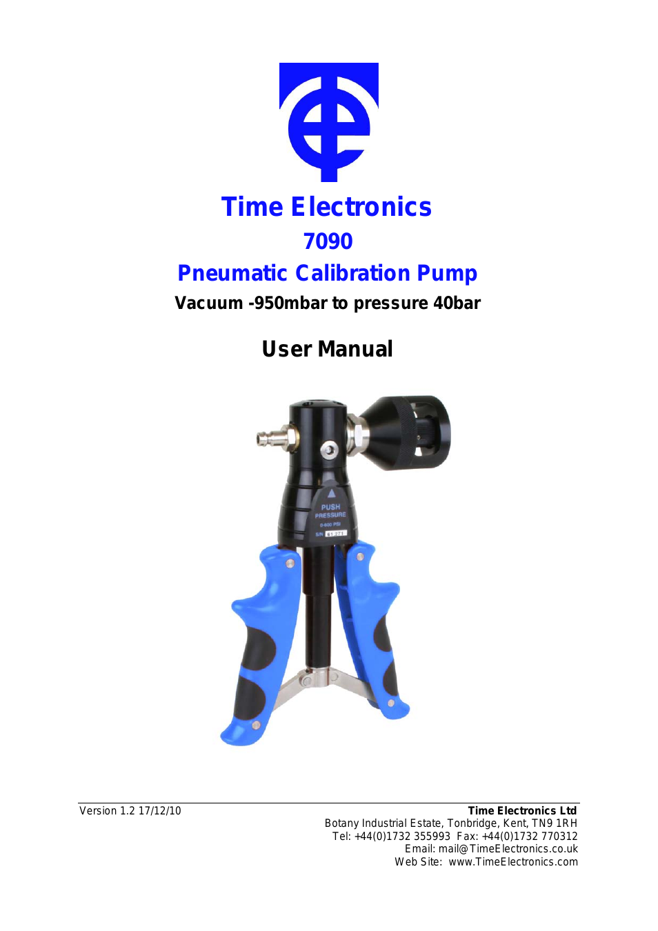 7090 Pneumatic Calibration Hand Pump
