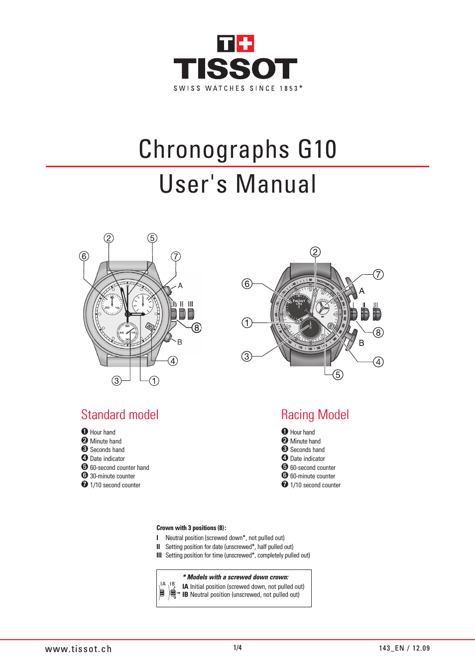 Chronographs Watch G10