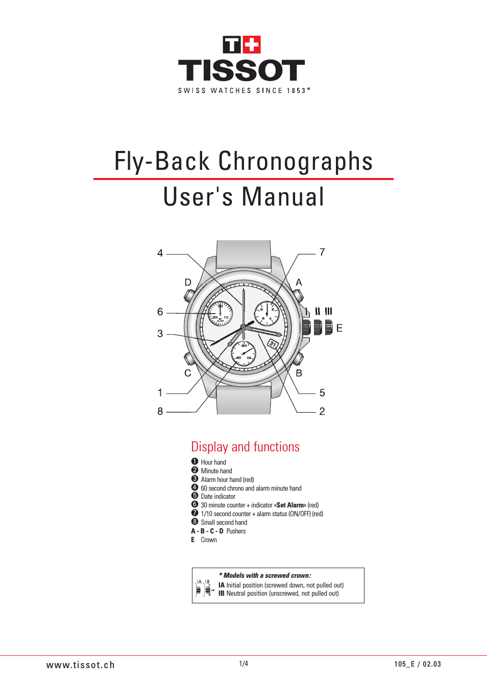Fly-Back Chronographs