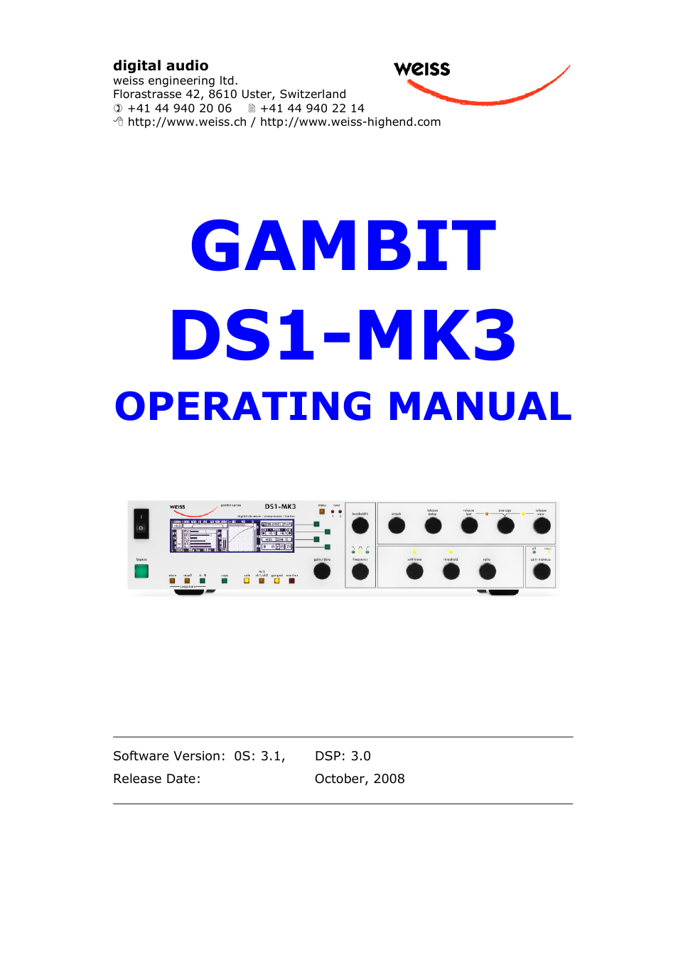 GAMBIT DS1-MK3