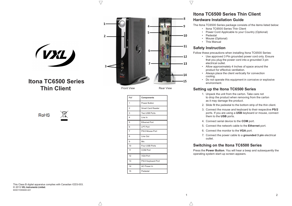 Itona TC6500 Series Thin Client