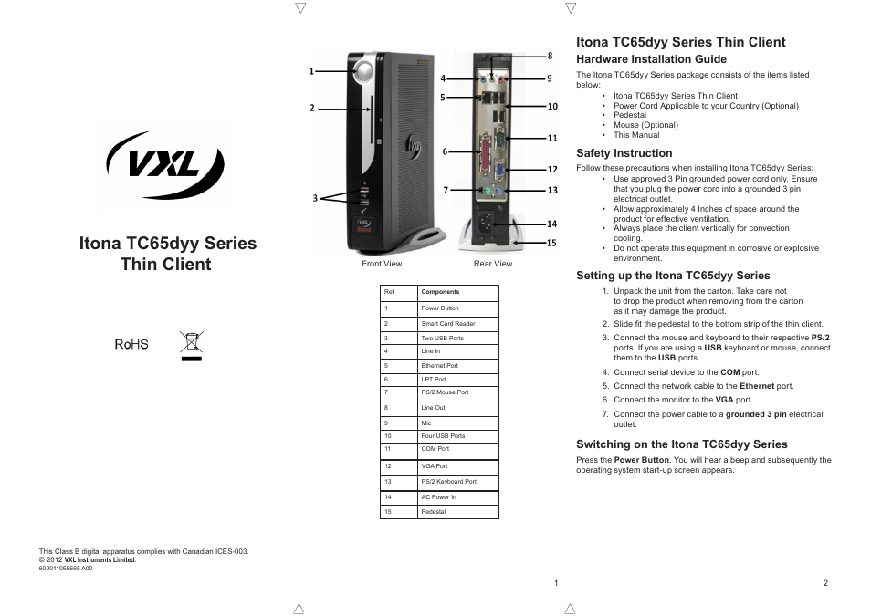 Itona TC65dyy Series Thin Client