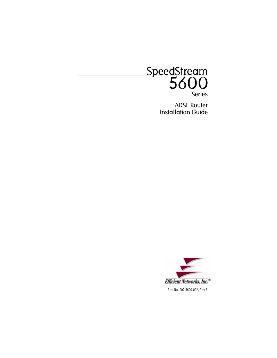 SpeedStream 5600 Series