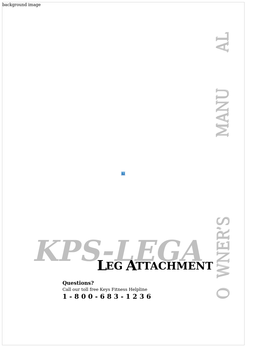 Leg Attachment KPS-LEGA
