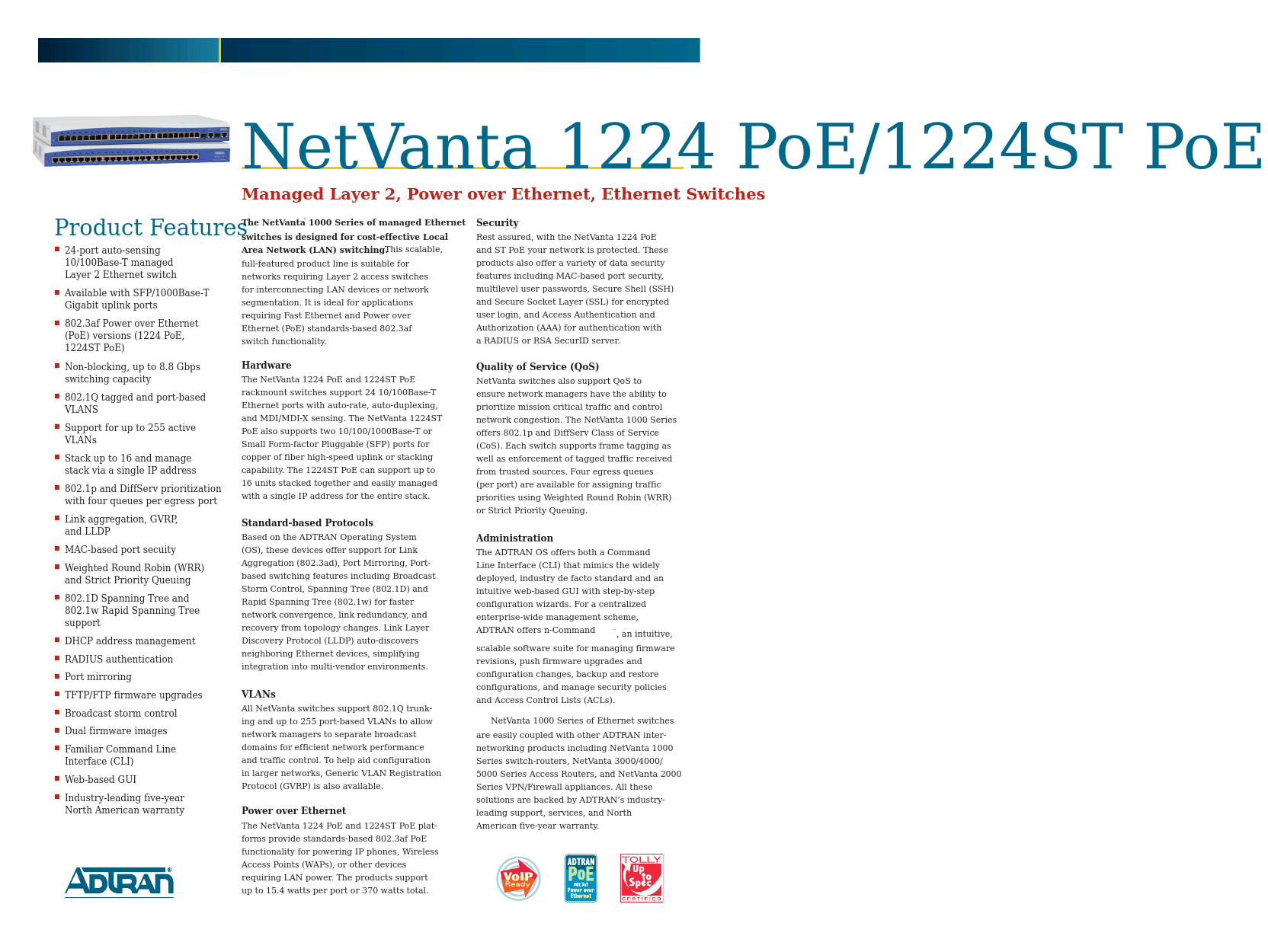 NetVanta 1224ST PoE