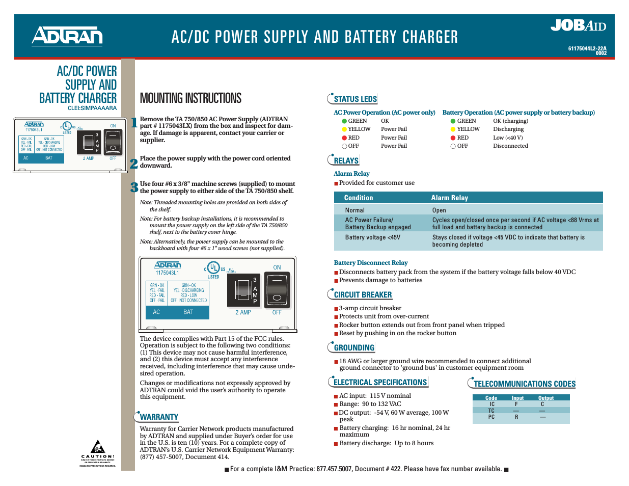 Power Supply/Battery Charger