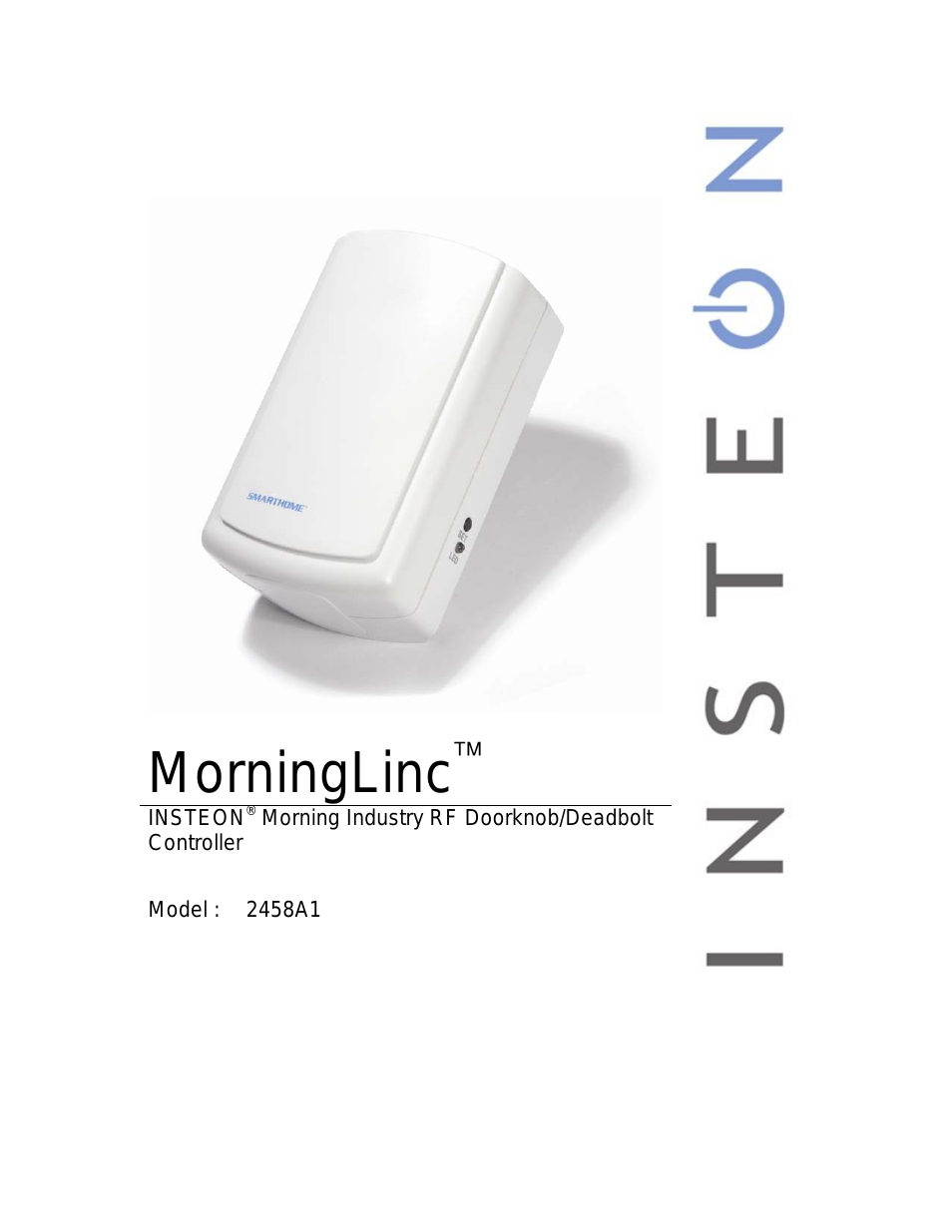 MorningLinc (2458A1) Manual