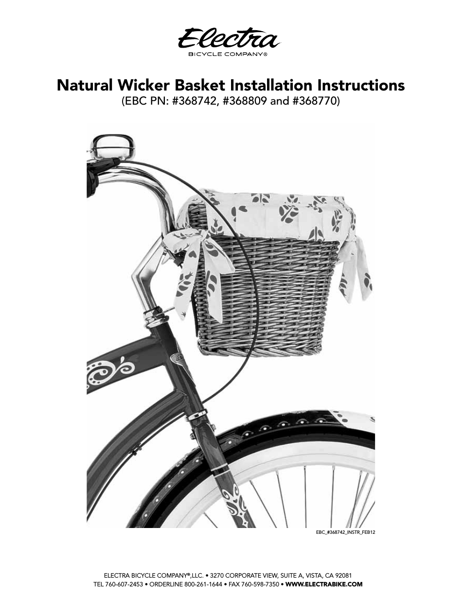 Natural Wicker Basket (368742, 368809, 368770)