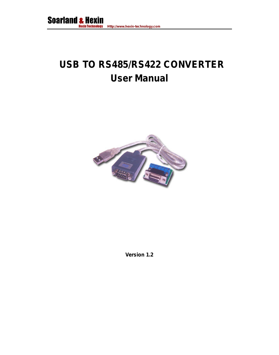 HXSP-2108F USB 2.0 To RS-485 Converter