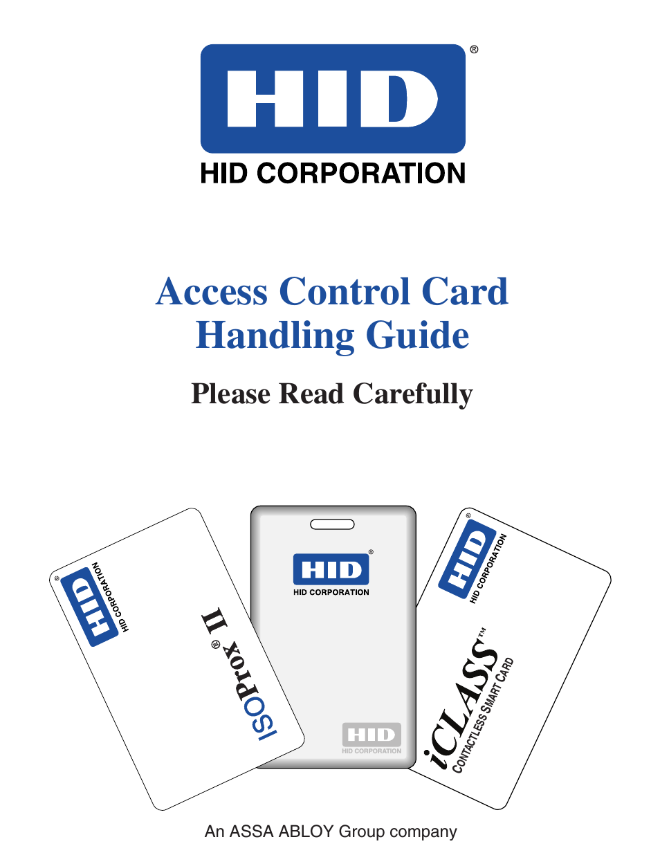 ProxCard Handling Guide