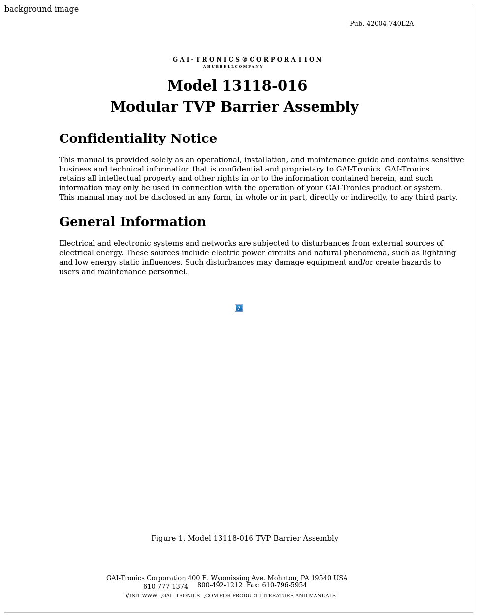 113118-116 Modular TVP Barrier Assembly