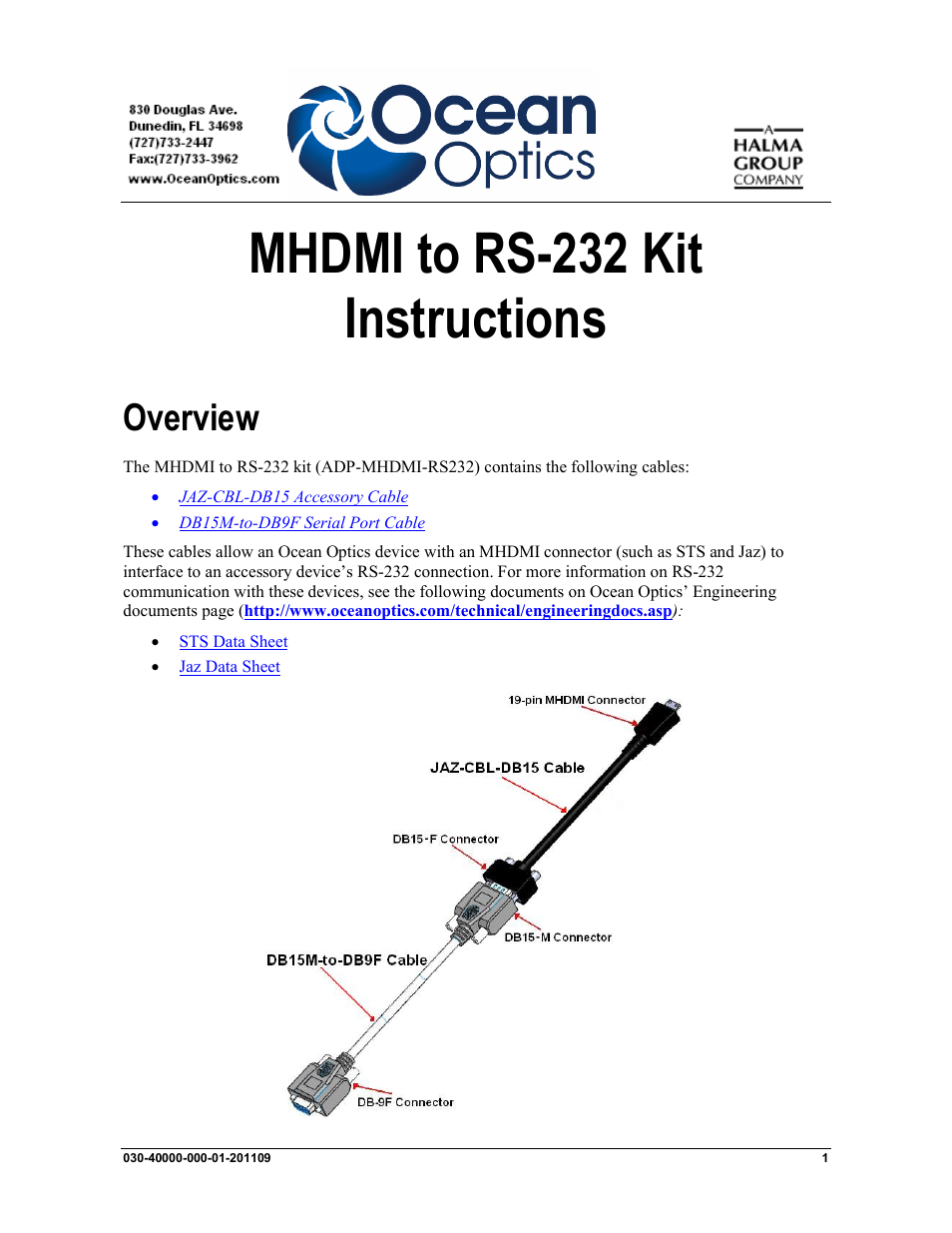 MHDMI to RS-232 Kit